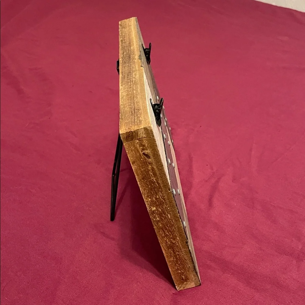 Hobby Lobby Rustic Clip Frame in Brown and Silver